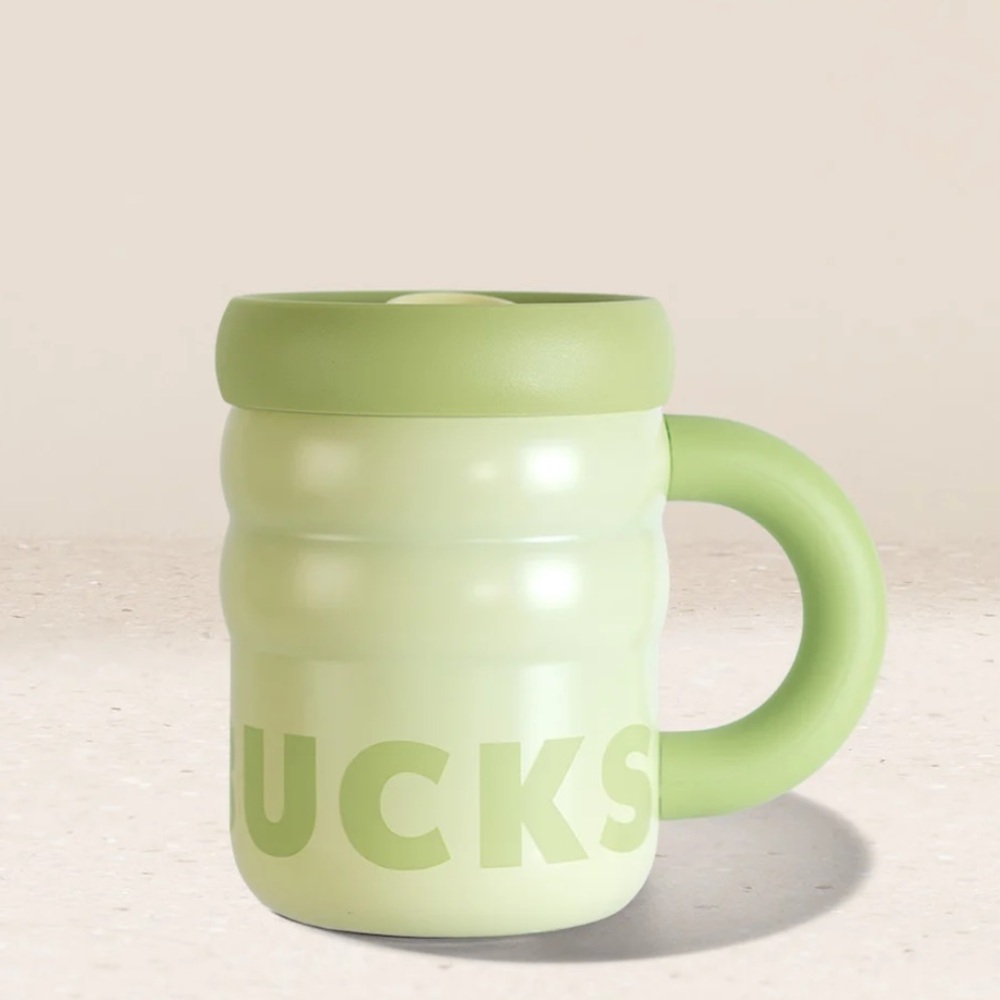NWT Starbucks 2026 Matcha Rippled Mug 12 oz